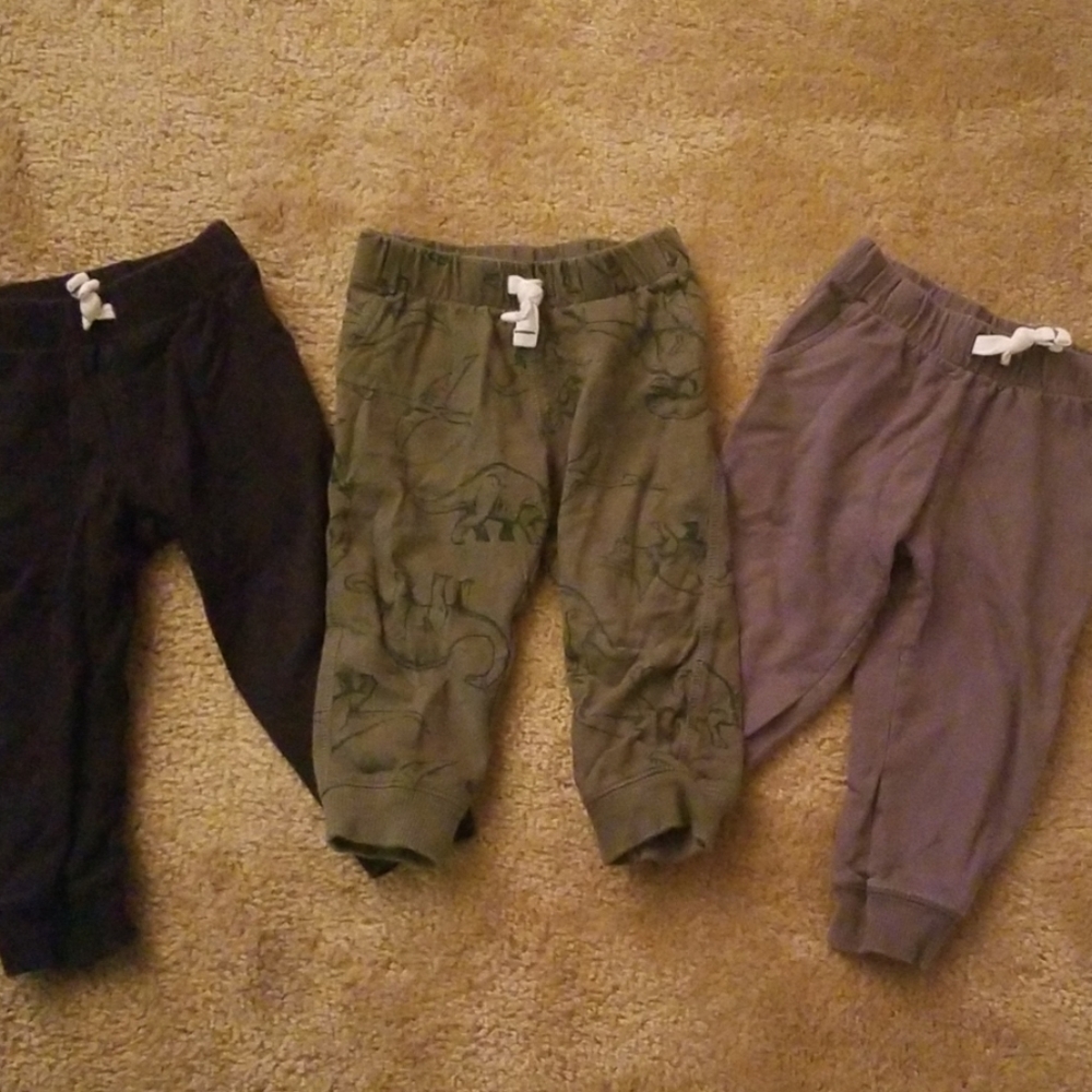 🥳 Set of 3 Carter's Baby Boy Joggers
